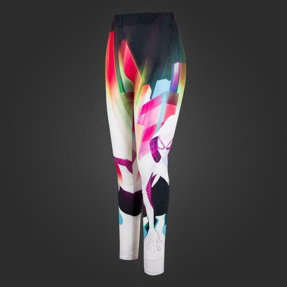 Marvel Rainbow Geometric Spiderwoman Leggings Small