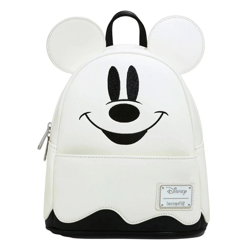 Loungefly Disney Ghost Mickey Glow in the Dark Halloween Mini Backpack