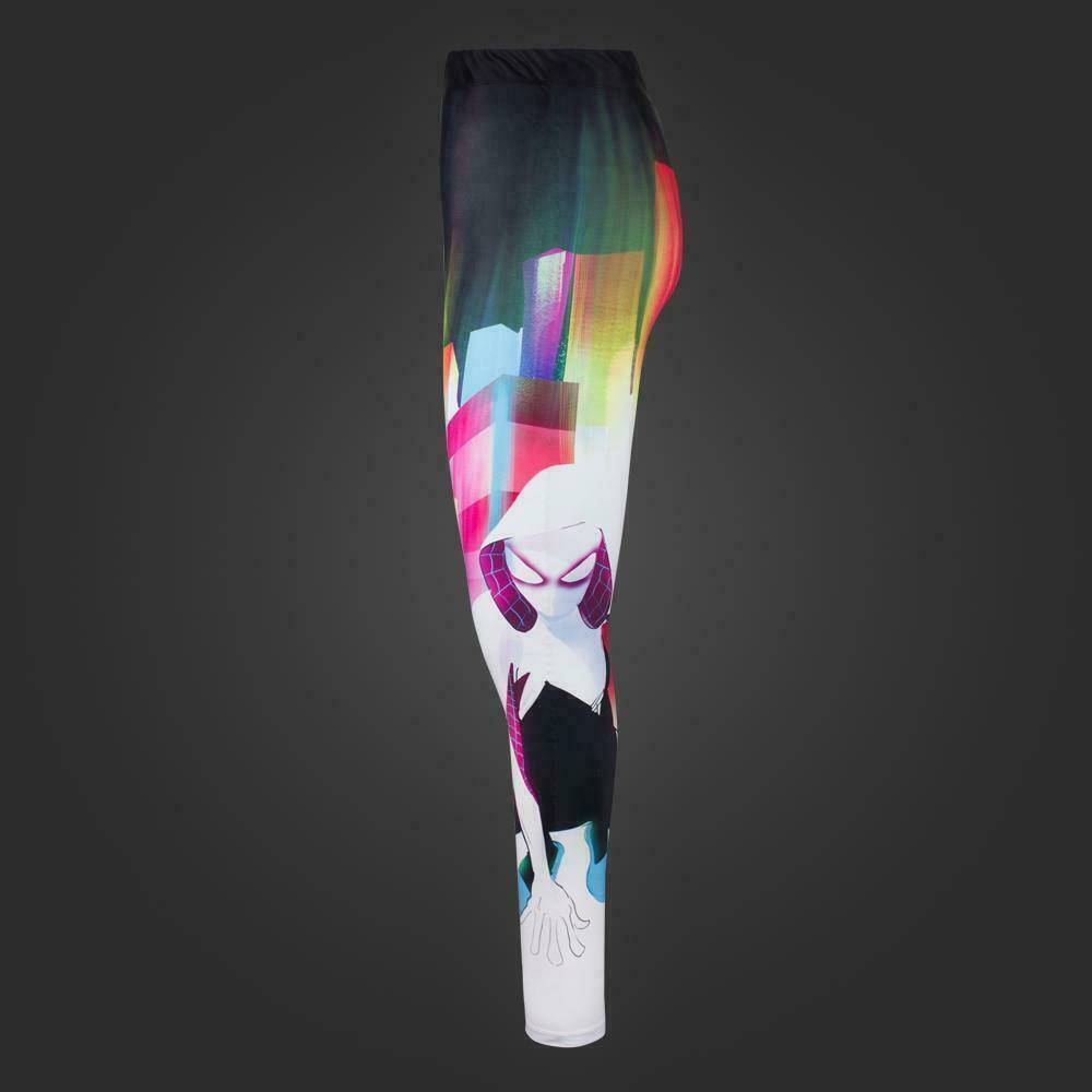 Marvel Rainbow Geometric Spiderwoman Leggings Small