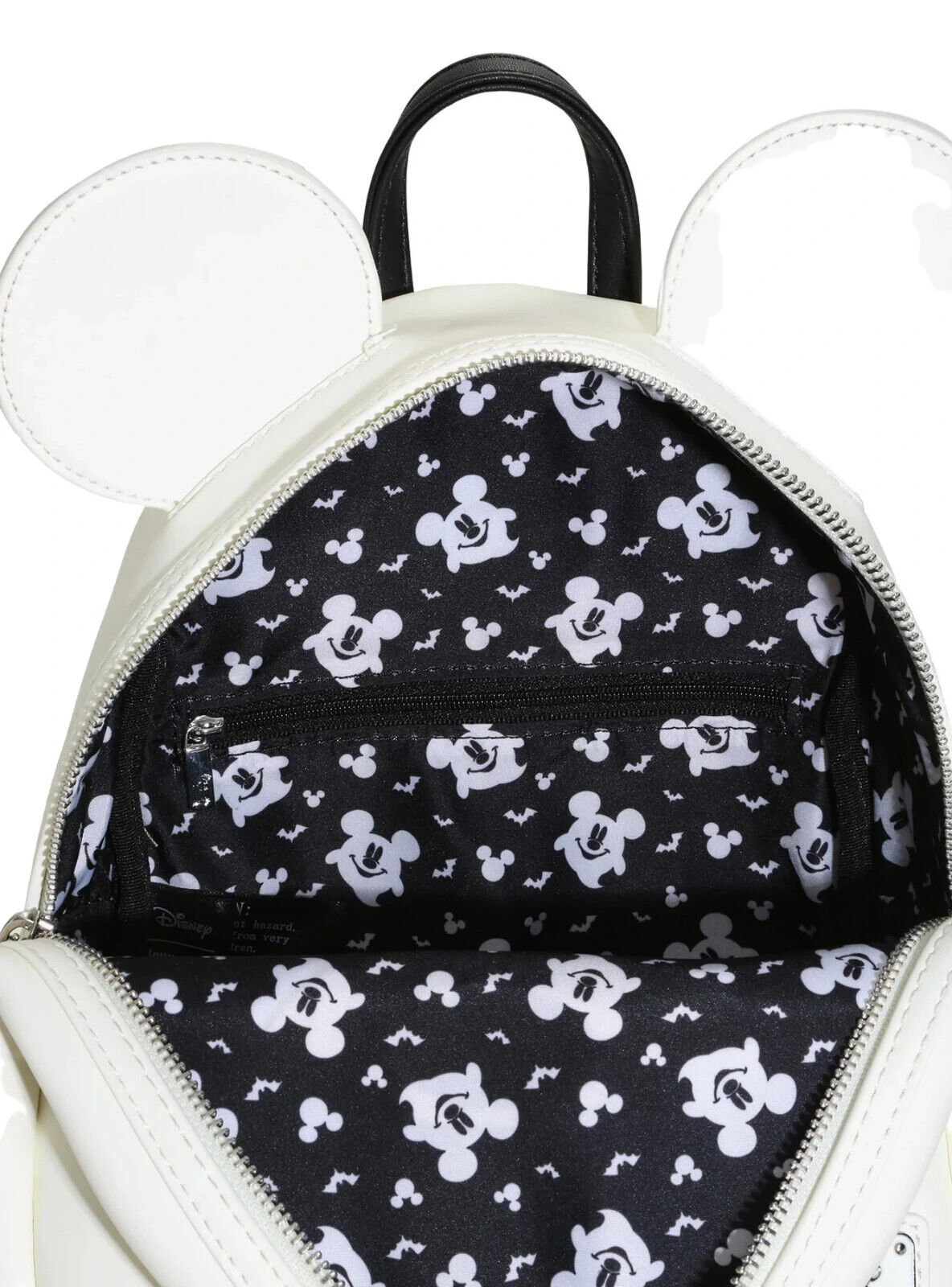 Loungefly Disney Ghost Mickey Glow in the Dark Halloween Mini Backpack